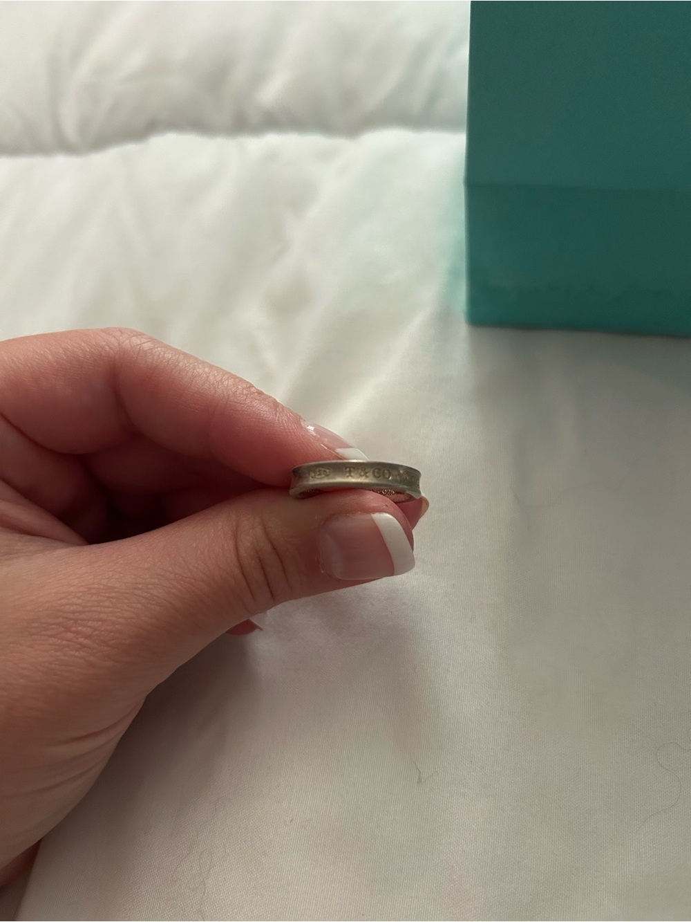 Sterling Silver Engraved Band Ring in Silver
